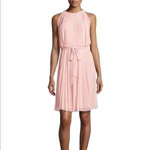Diane von Furstenberg plisse chiffon dress